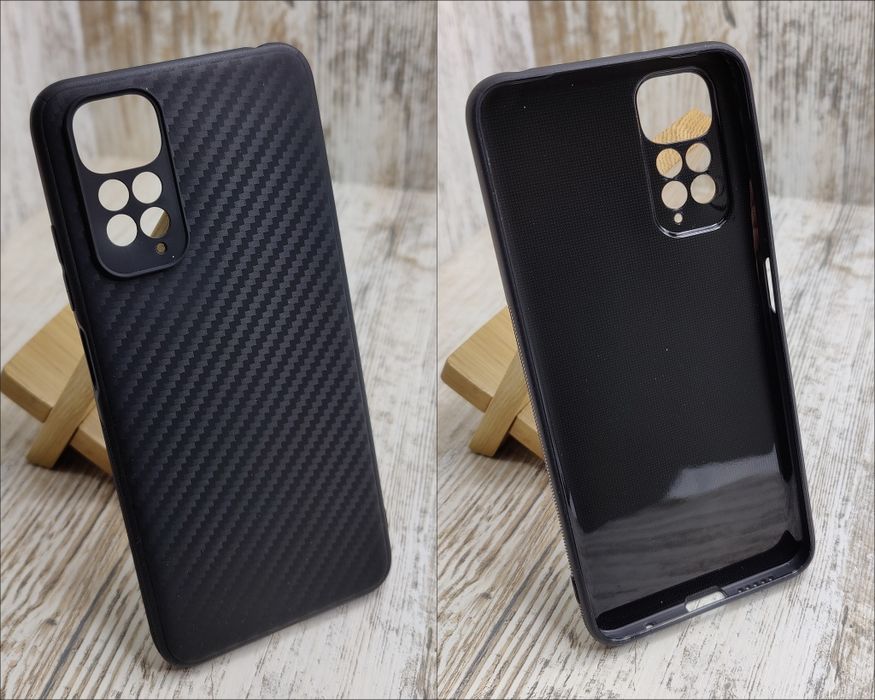 Чехол Carbon TPU на Xiaomi Redmi Note 11 Pro 5G/ Note 12 Pro 4G чохол