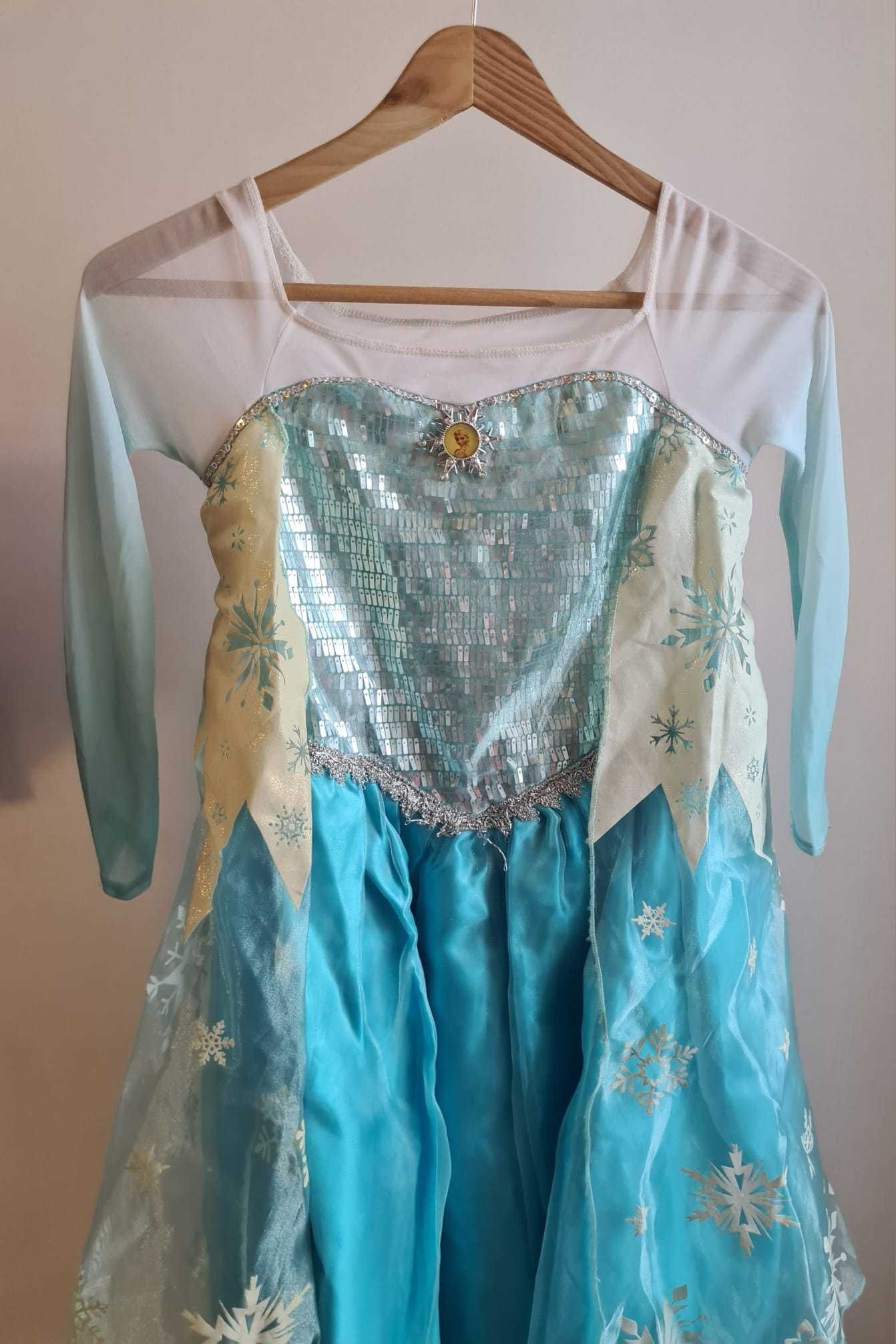 Vestido Frozen - Disney Store - 7/8 anos up to 128 cm