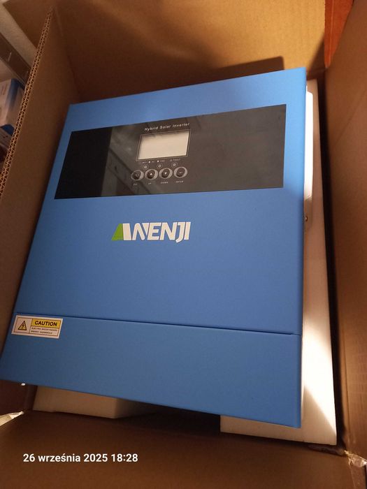 Inwerter hybrydowy off grid 4.2kw Anenji 24v nowy. Wifi.