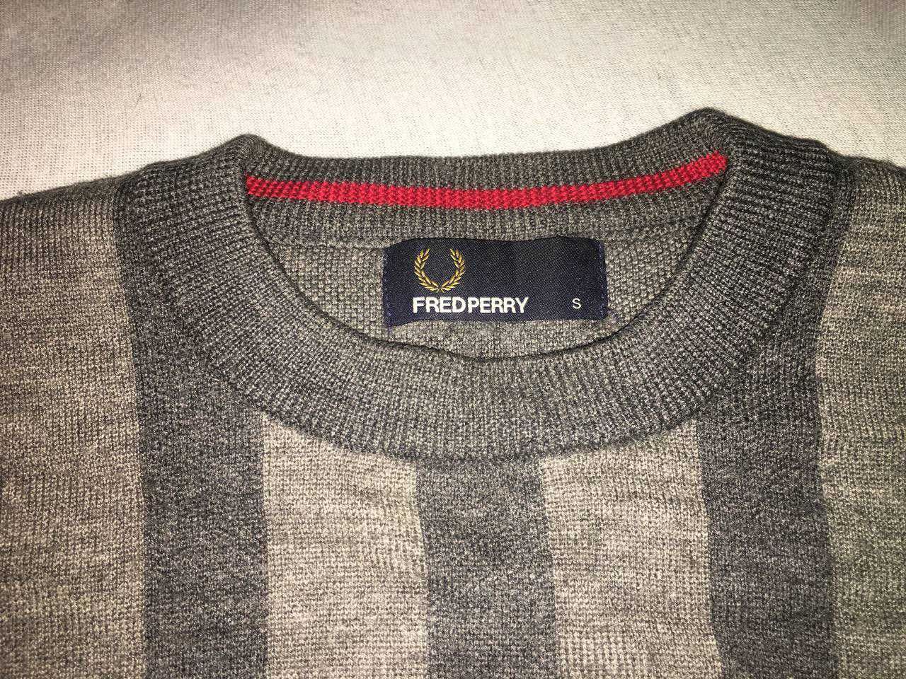 Стильний джемпер тонкий светр Fred Perry оригінал