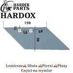 Lemiesz przedpłużka Overum HARDOX 80644 części pługa 2X lepsze niż Bor