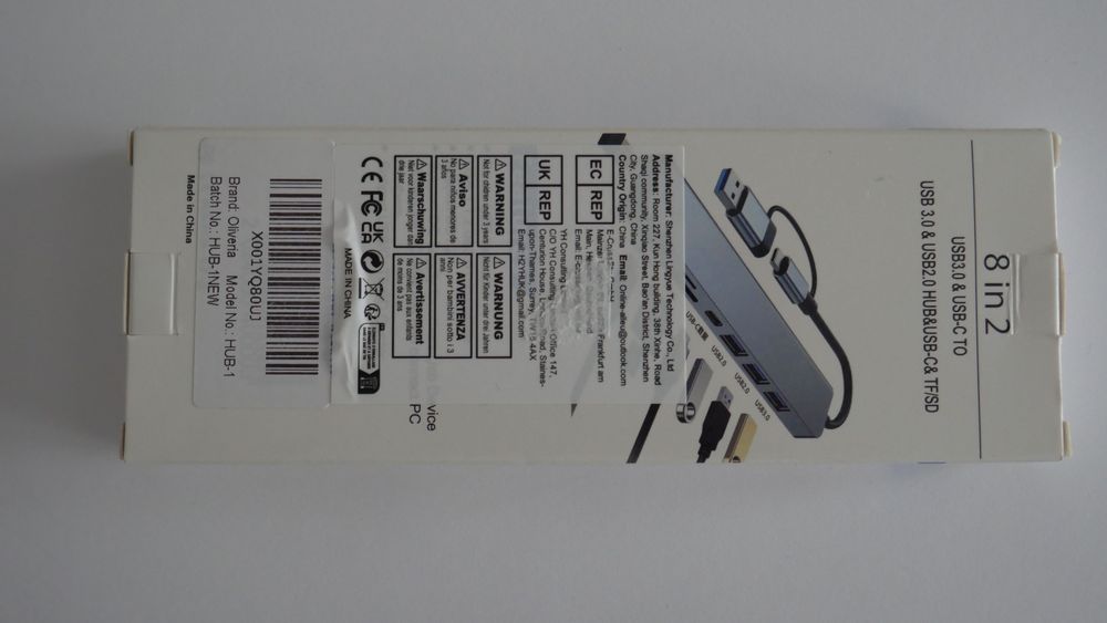 Hub / adapter / przejściówka 8 w 2