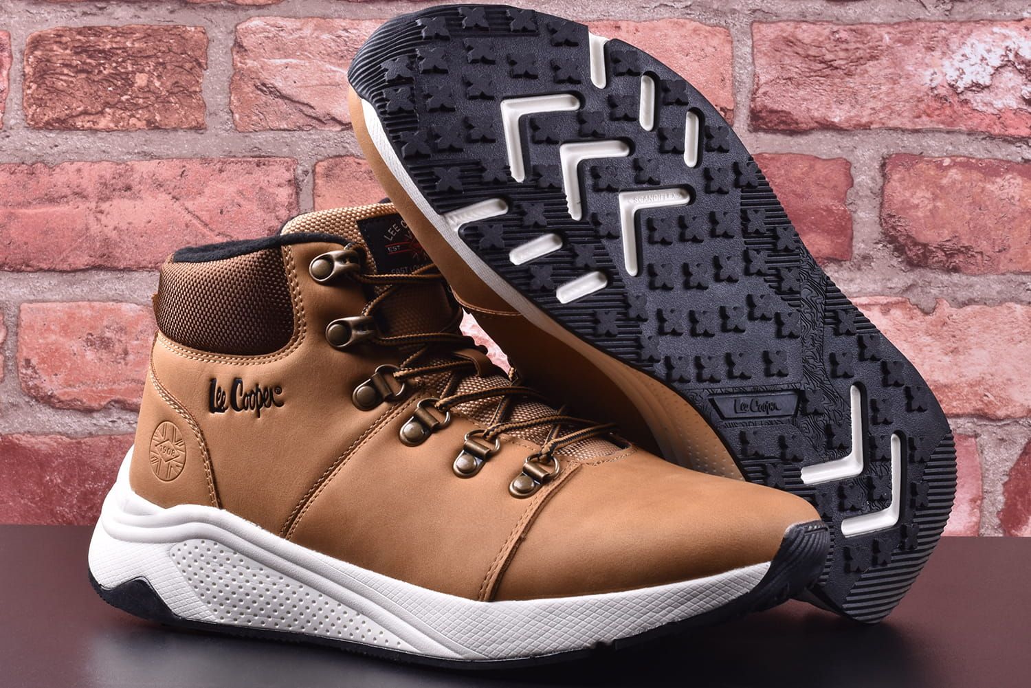 SOLIDNE Buty Zimowe Męskie Za Kostkę Lee Cooper -1452 44 [WYSYŁKA 24H]