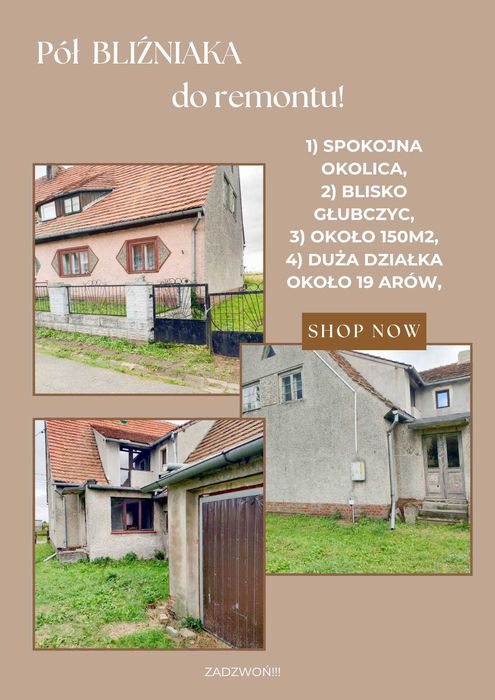 Dom na sprzedaż z dużą działką