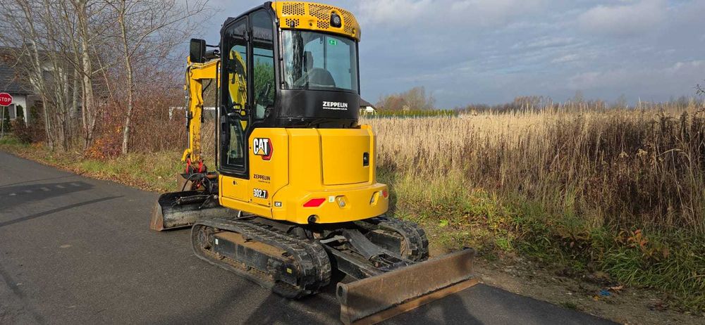 Minikoparka CAT 302.7 - 2023rok- 620h /  Cat 302, 303, 305, 301. 302.7