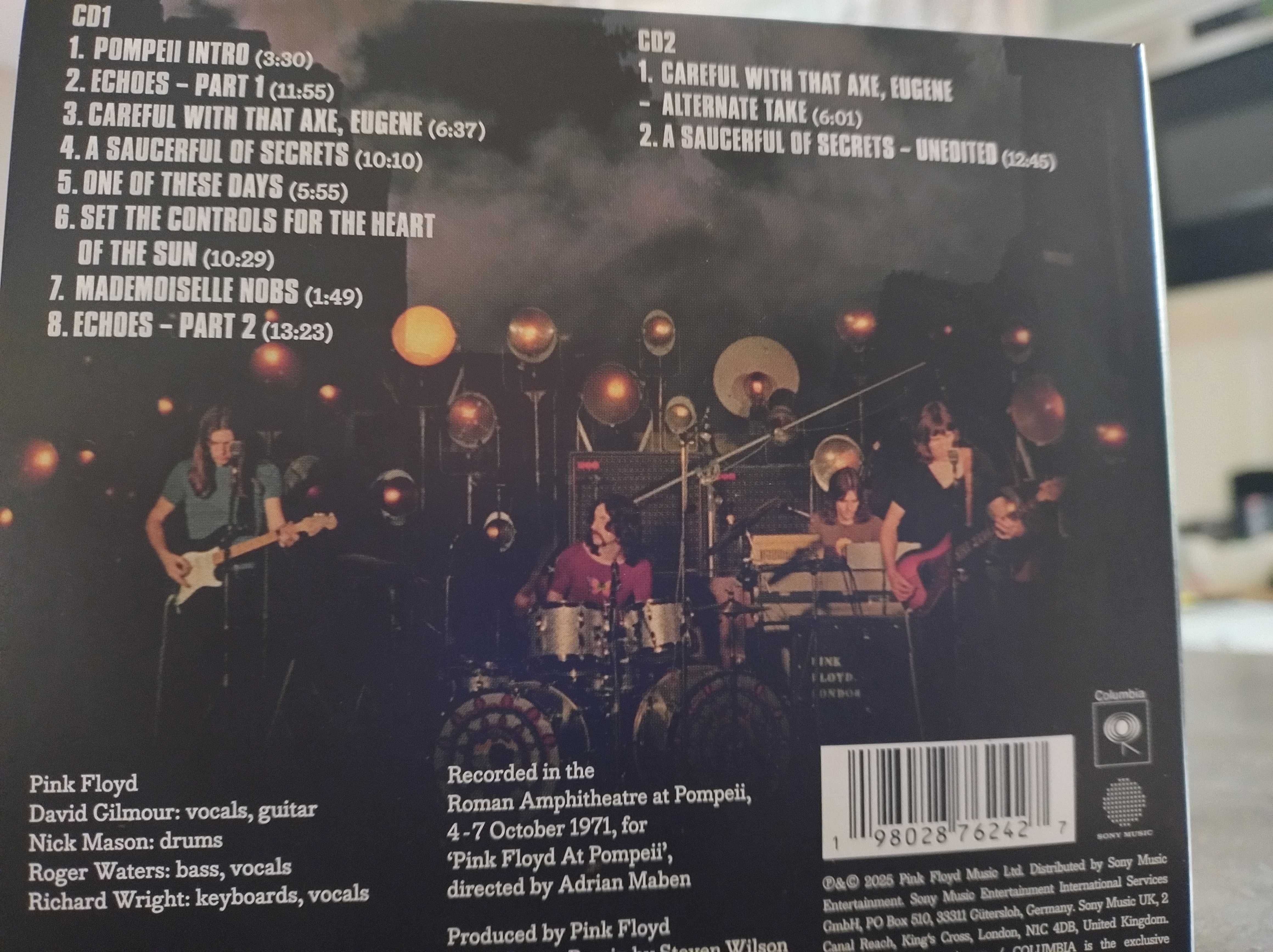 Pink Floyd at Pompeii - MCMLXXII cd