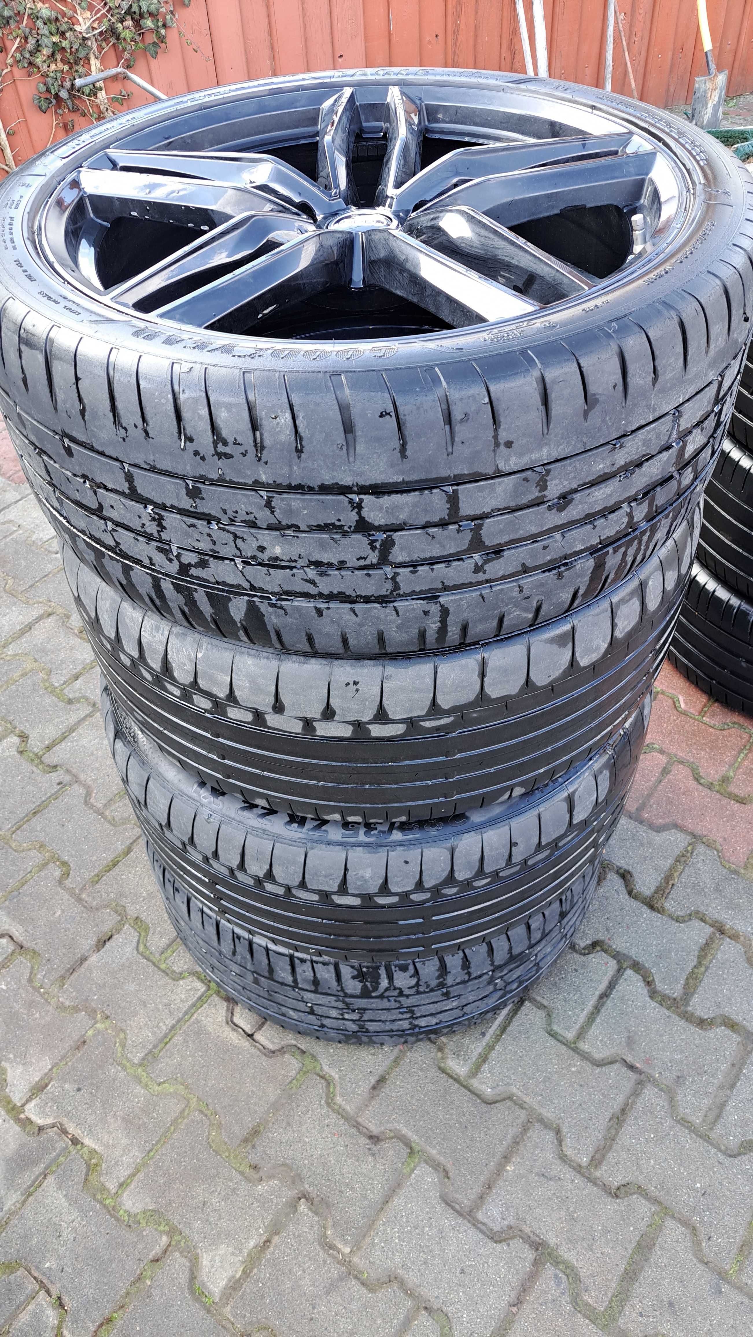 felgi aluminiowe z oponami Audi Q7     285/35R22