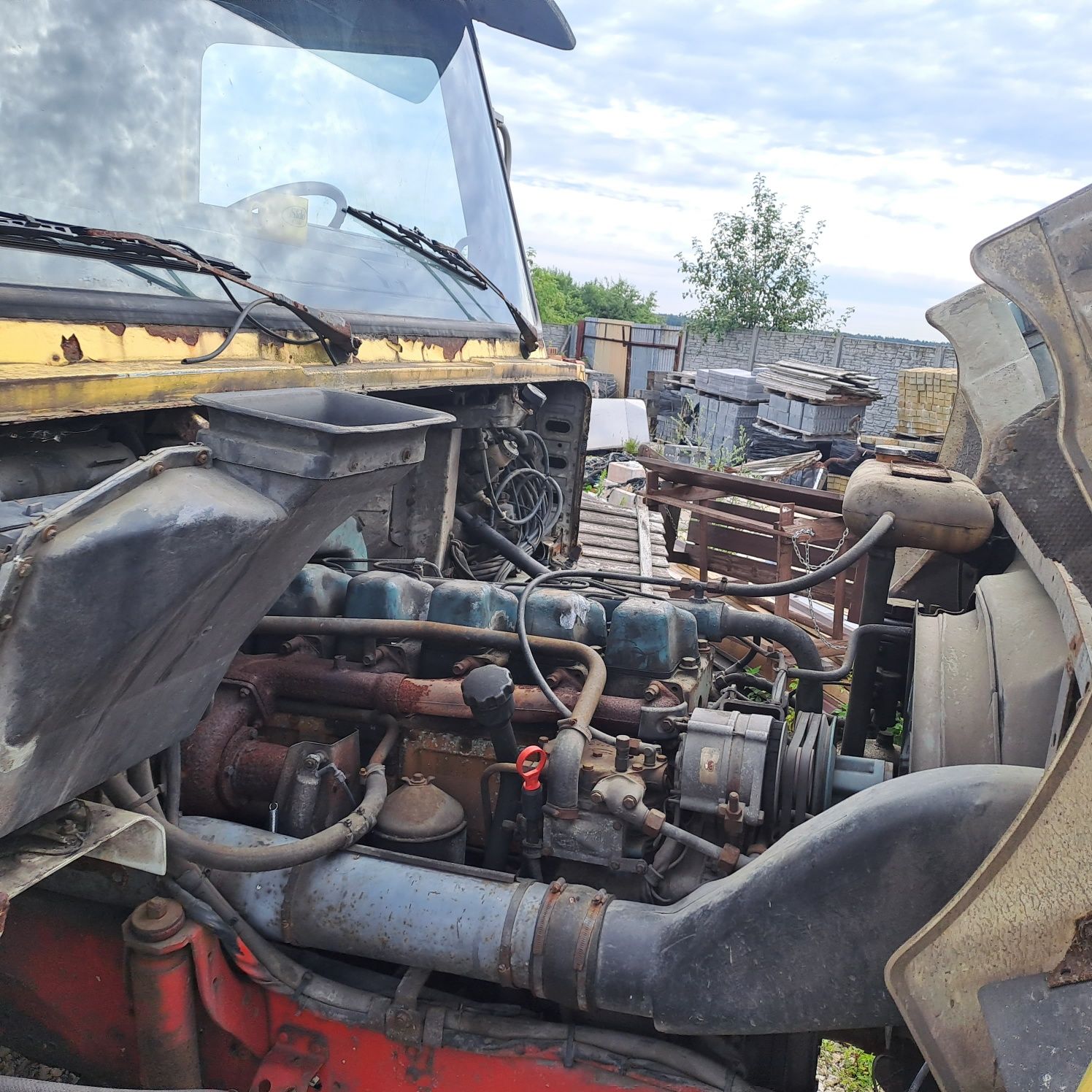 Scania 142 wywrot kiper hds 9t zamiana i