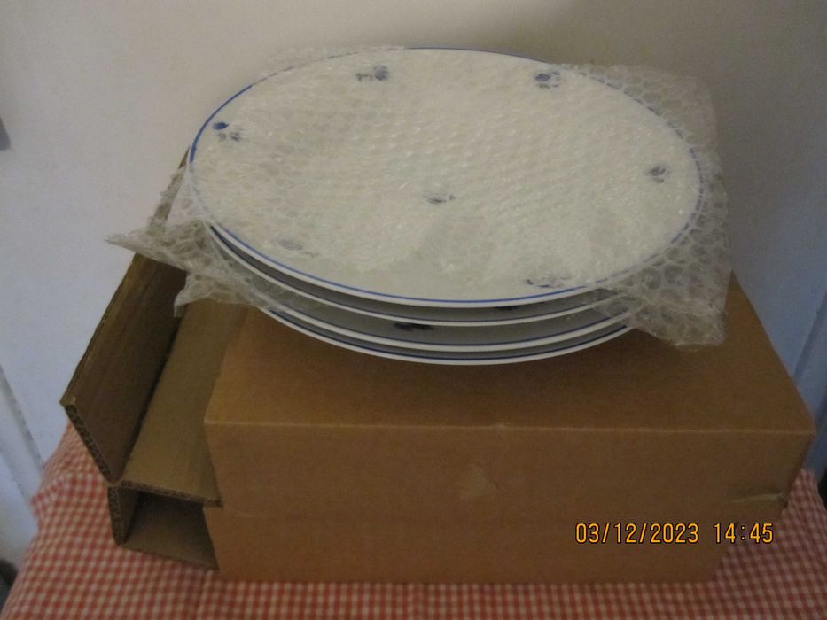 Seis Pratos de Sopa Vista Alegre - Novos