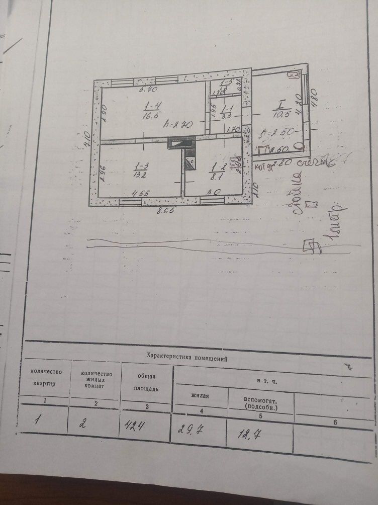 Продам будинок пос. Первомайськ 222 км.