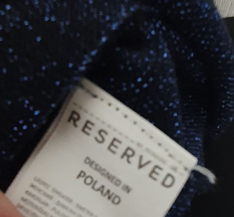 Sweterek błyszczący Reserved nowy