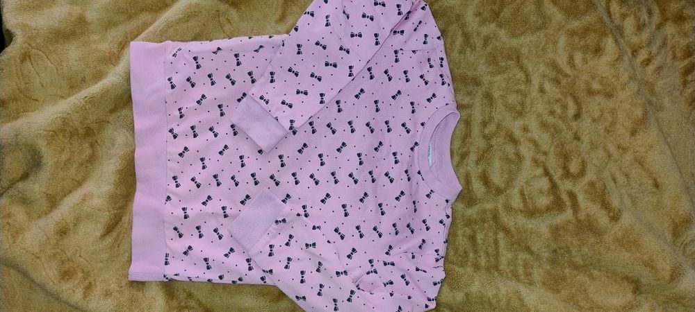 Bluza różowa w kokardki