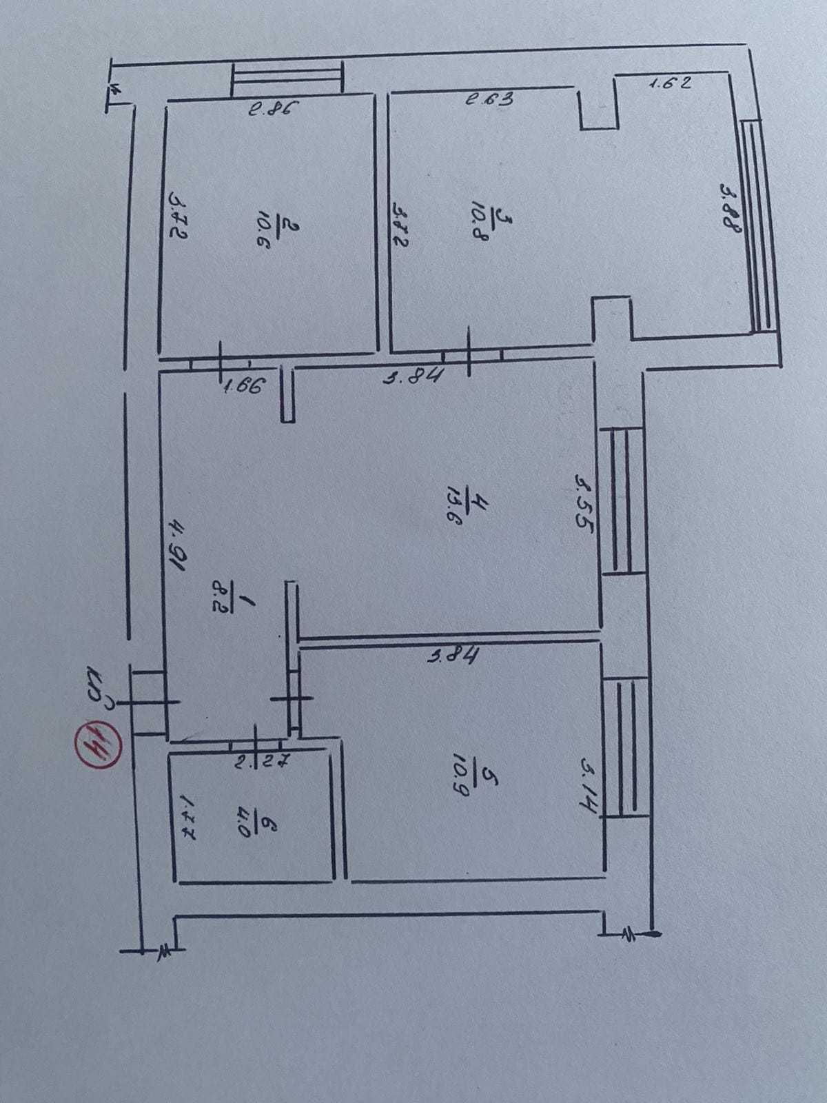 Продам 3-х кімнатну квартиру