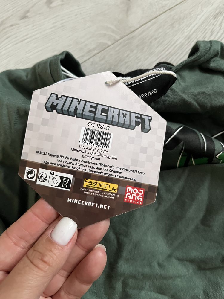 Піжама майнкрафт minecraft