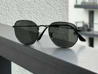 Oryginalne Czarne RayBan Hexagonal
