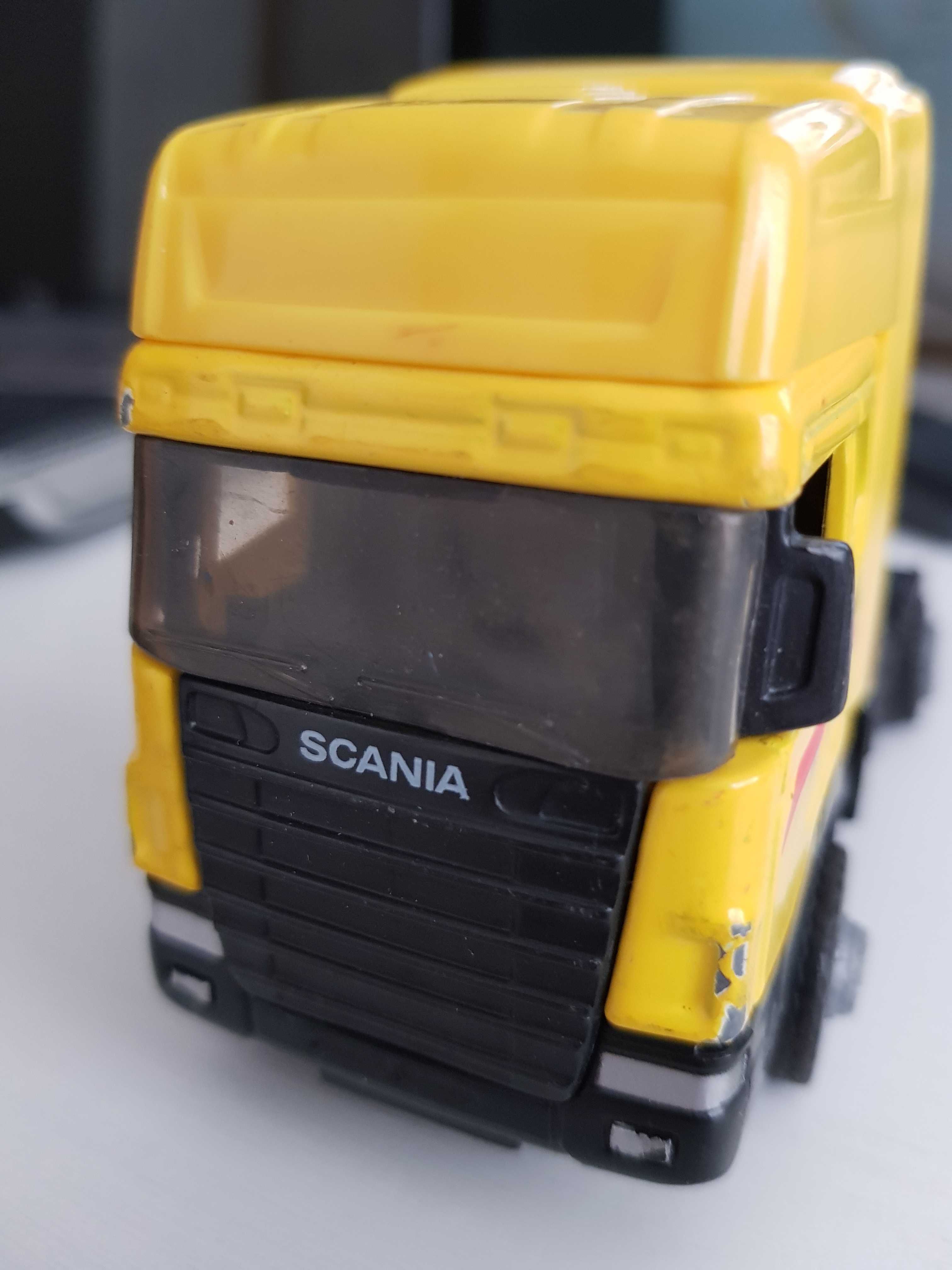 Машинка бензовоз тягач и цистерна Scania