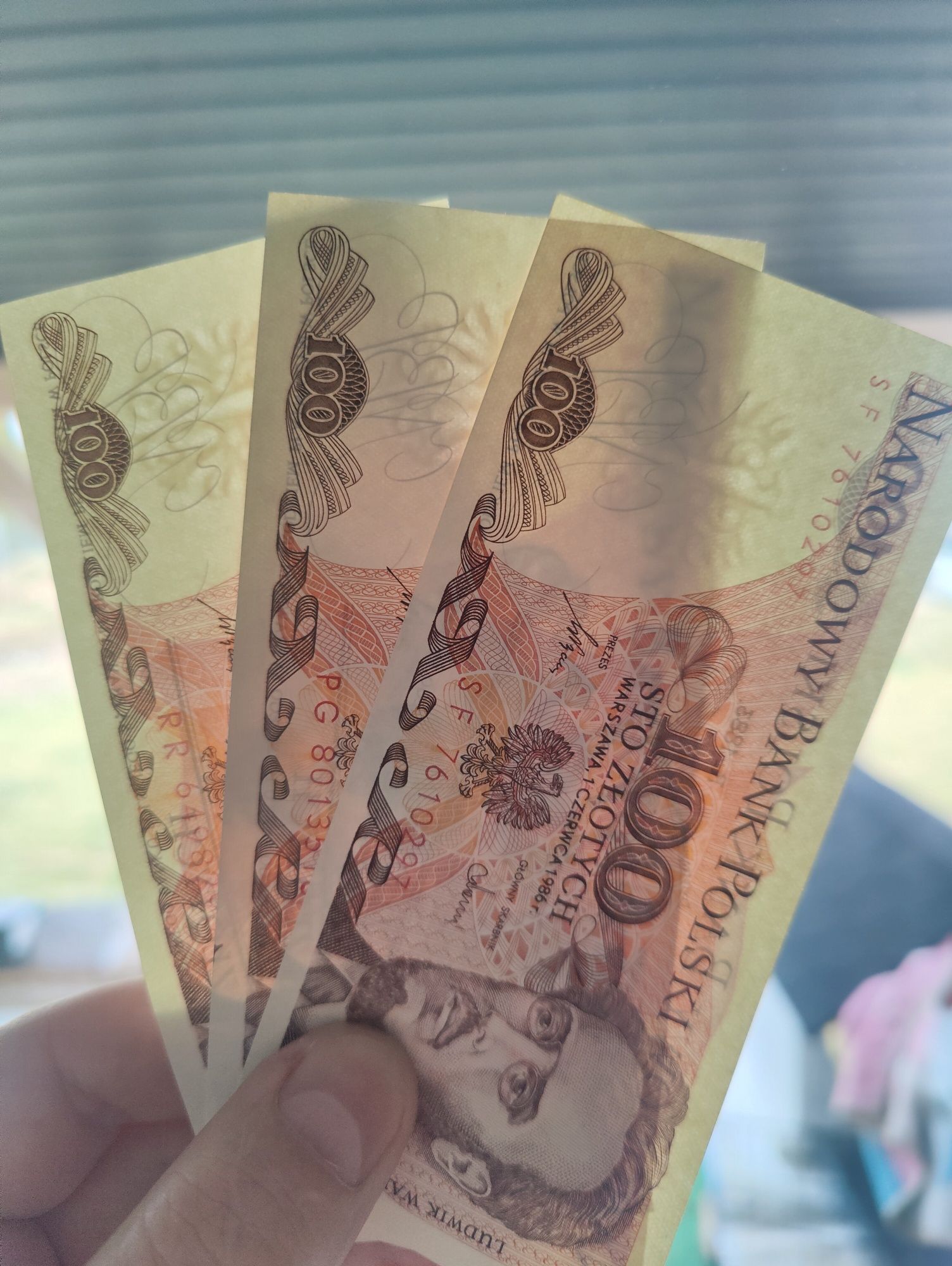 banknot 100 zł Waryński PRL stan 1/1- złotych