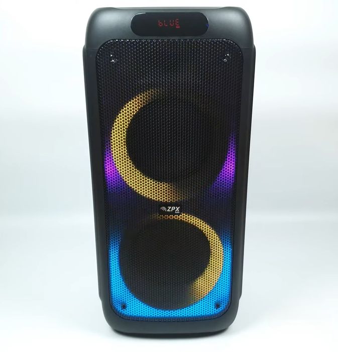 Акустика ZX-ZPX 50 Вт, блютуз, радио, микрофон, колонка переносная.