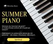 SUMMER PIANO – letnie lekcje gry na pianinie!