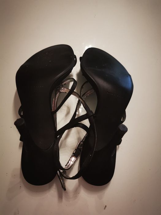 sapatos sandálias salto alto 37