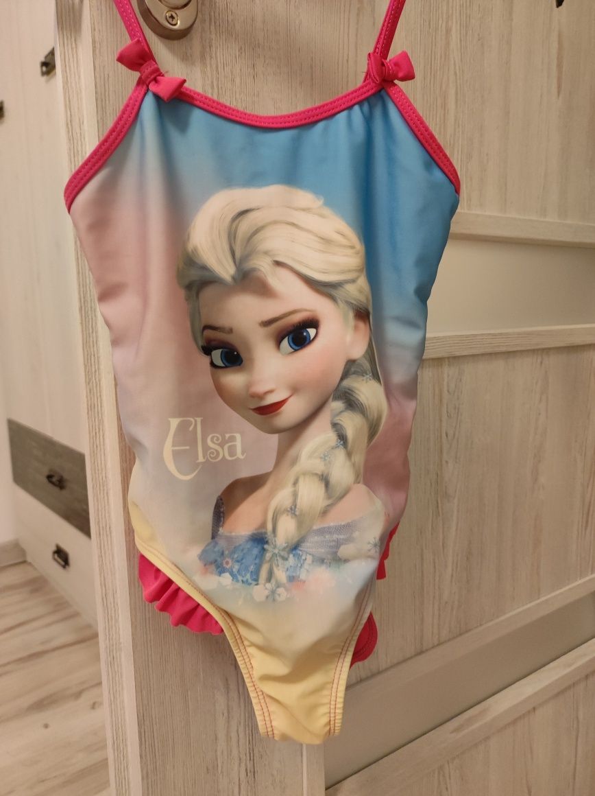 Srrój kąpielowy dla dziewczynki Disney, rozm. 122/128, Elsa