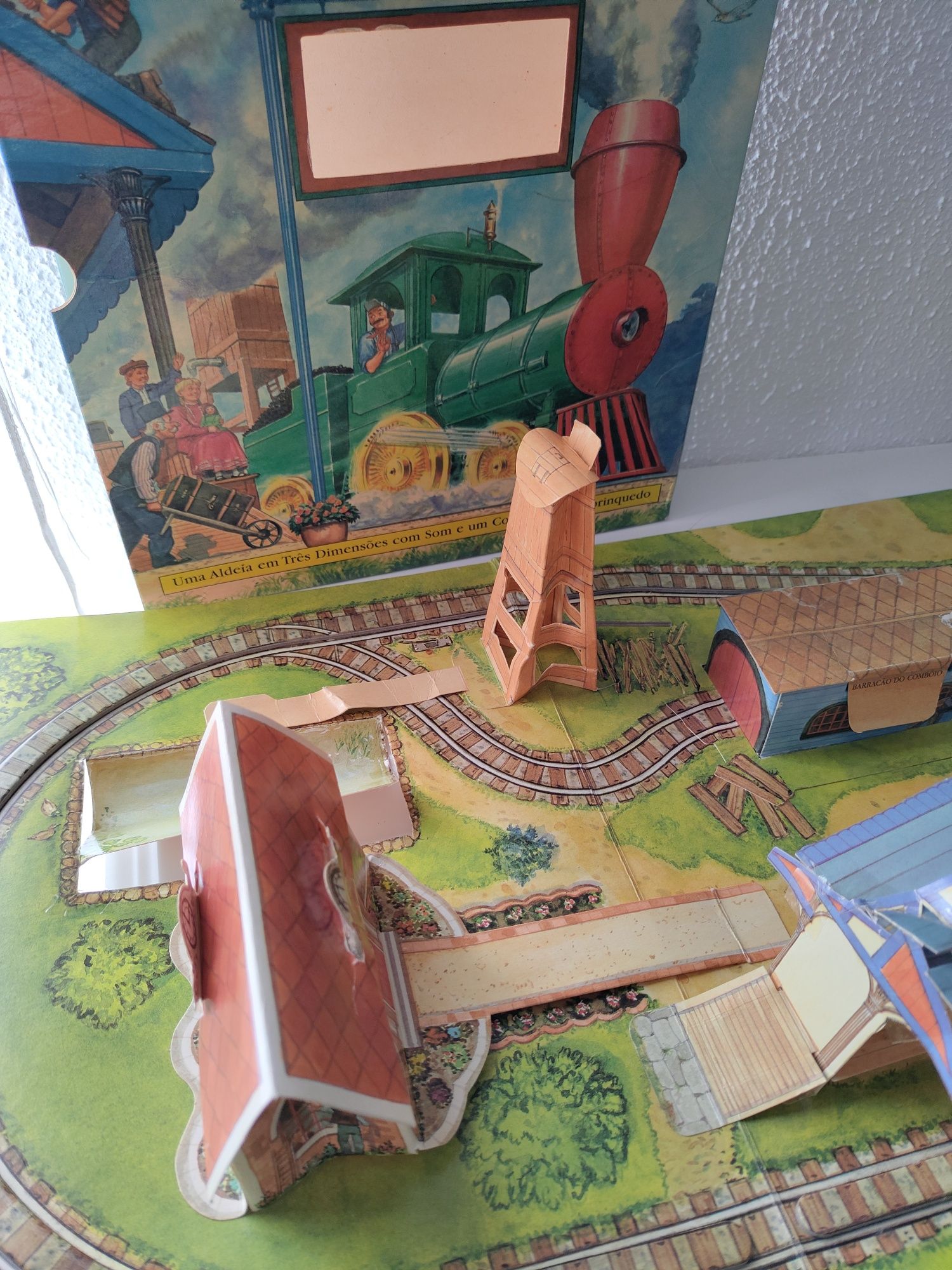 Comboio a vapor coleção Choo Choo 3D 1998