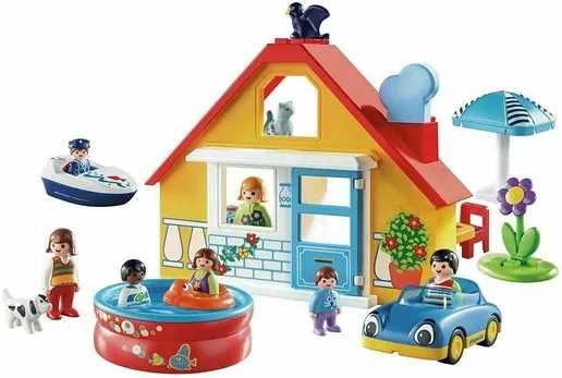 Playmobil 1.2.3 9527 Wakacyjny Domek mega zestaw dla malucha od 18m