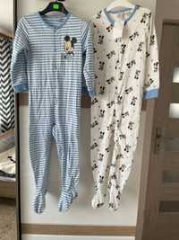 Nowa 2x piżama pajac h&m r 98 dla chłopca ze stopkami myszka miki
