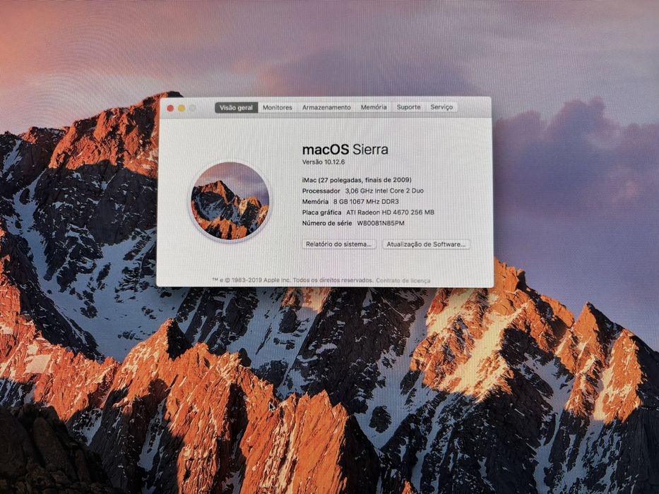 iMac 27” (Fim de 2009)