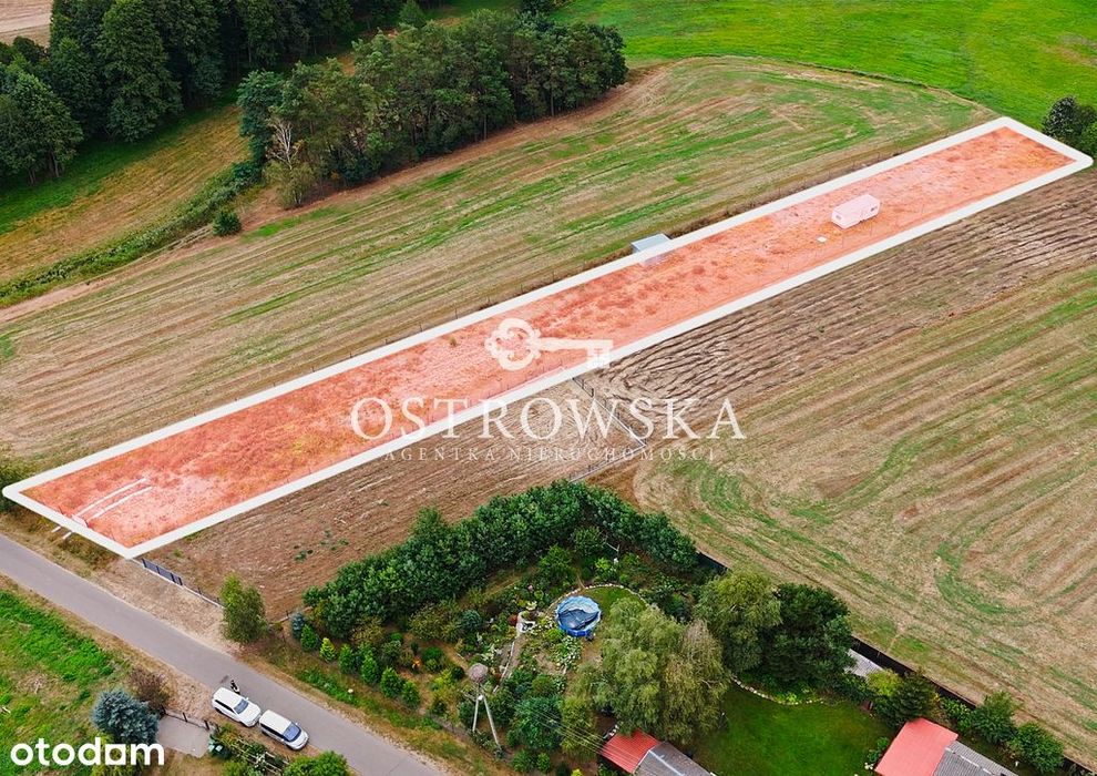 Działka budowlana z malowniczym widokiem na Wkrę!