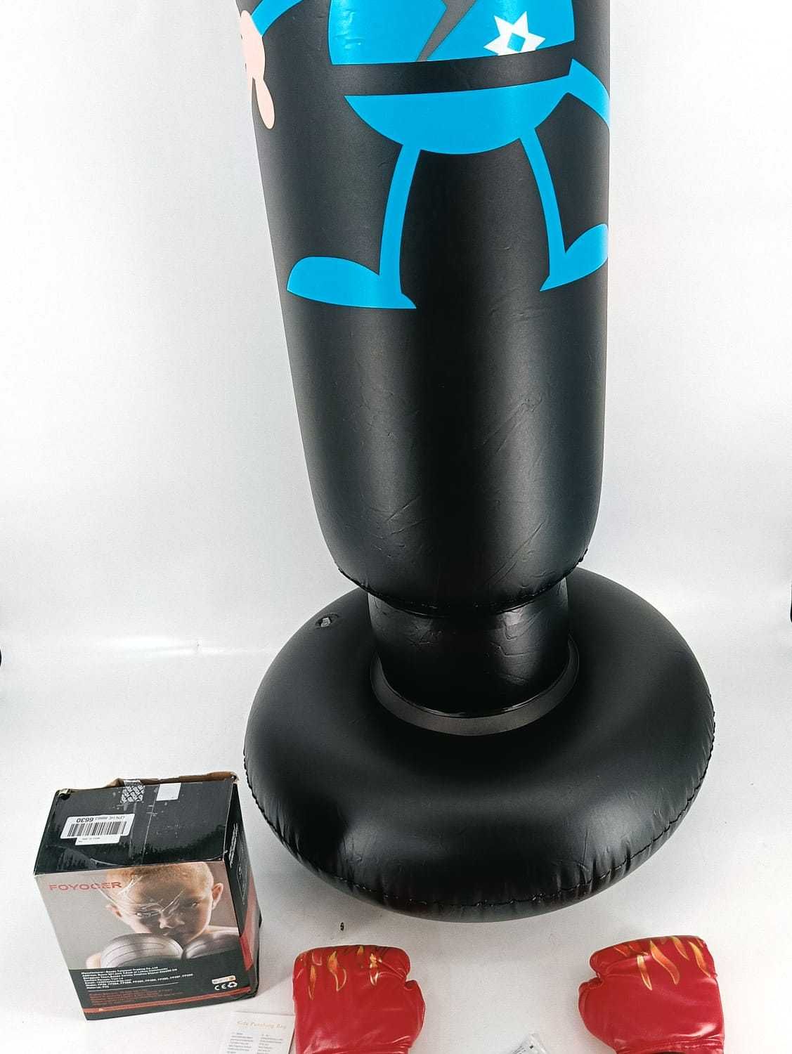 Worek bokserski Ninja 160 cm dla dzieci + rękawice trening MMA