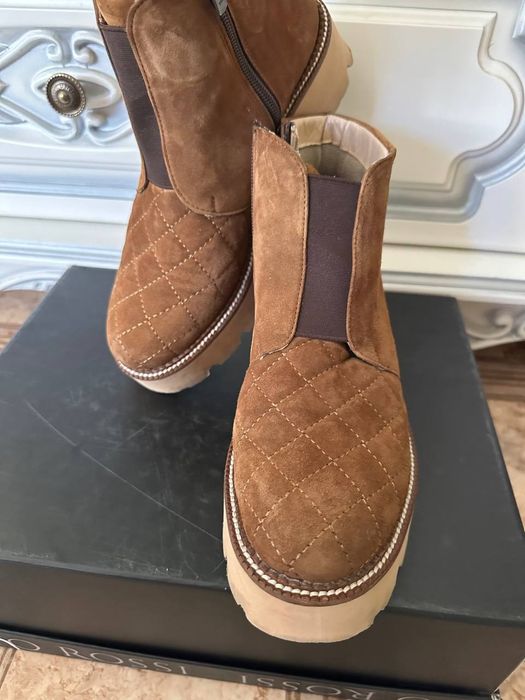 Черевики натуральний замш