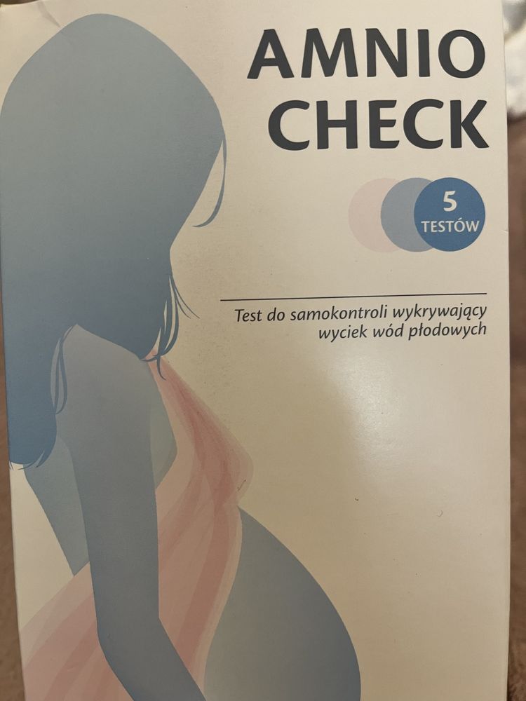 Amnio Check test do samokontroli wykrywający wyciek wód płodowych