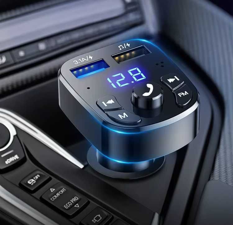 Samochodowa ładowarka adapter bluetooth 5.0