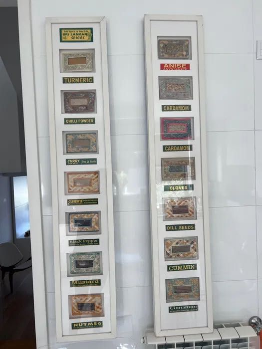 Quadro especiarias do Sri Lanka