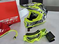 Kask motocyklowy na cross LS2 MX437 FAST EVO CRUSHER H-V  Roz. S