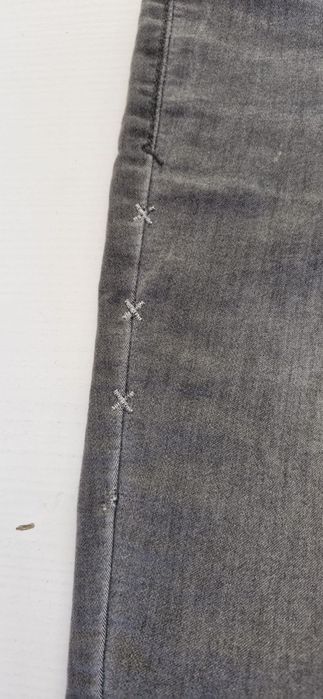 Szare jeansy reserved 140