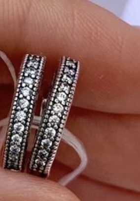 Сережки "Серця Pandora"