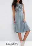 Midi sukienka needle&thread ekskluzywna seria Asos