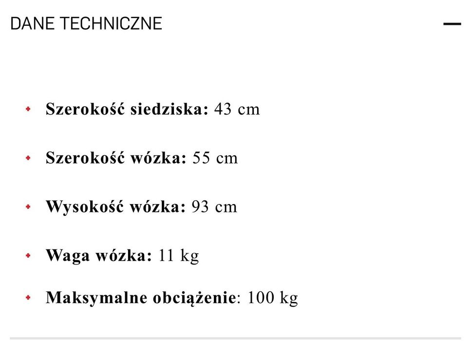 Wózek inwalidzki/toaletowy