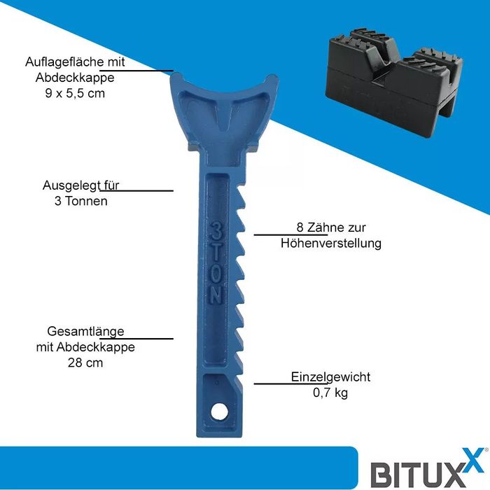 Kobyłki solidne Warsztatowe samochodowe 2szt komplet do 3 ton wspornik