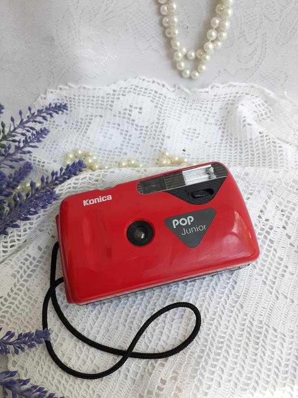 Konica! 1990-e! винтаж toy camera рор junior фотоаппарат пленка 35 мм