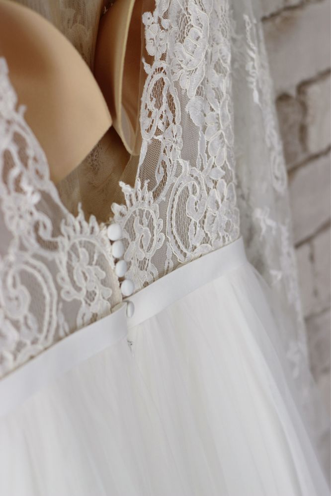 NOWA suknia ślubna romantic/boho