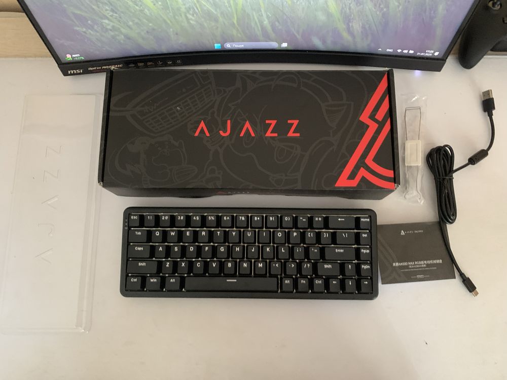 Магнітна клавіатура Ajazz ak680 max