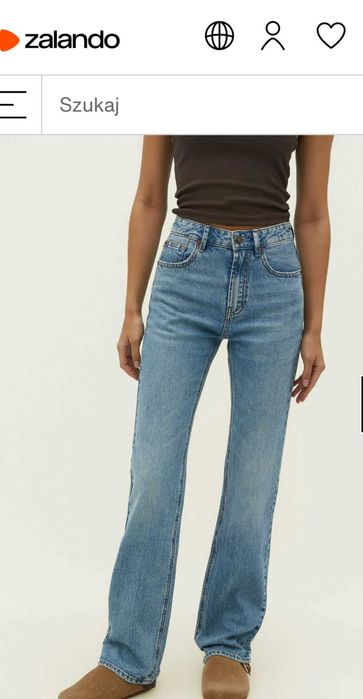 Jeansy Straight Leg Stradivarius r. 42
