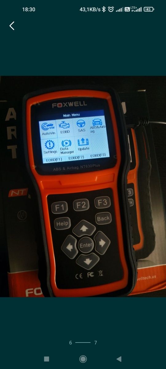 Skaner OBD II Tester Diagnostyczny srs airbag Check Engine Komputer
