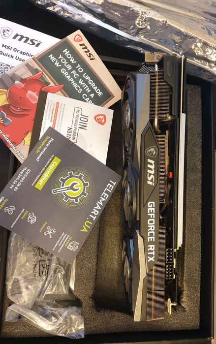 Відеокарта Msi Rtx 3070TI Gaming X Trio 8gb