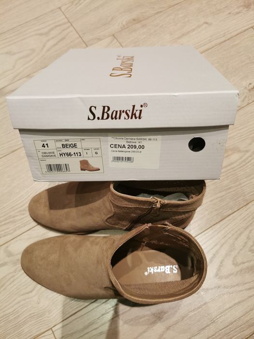 Botki jesienne S.Barski NOWE 41