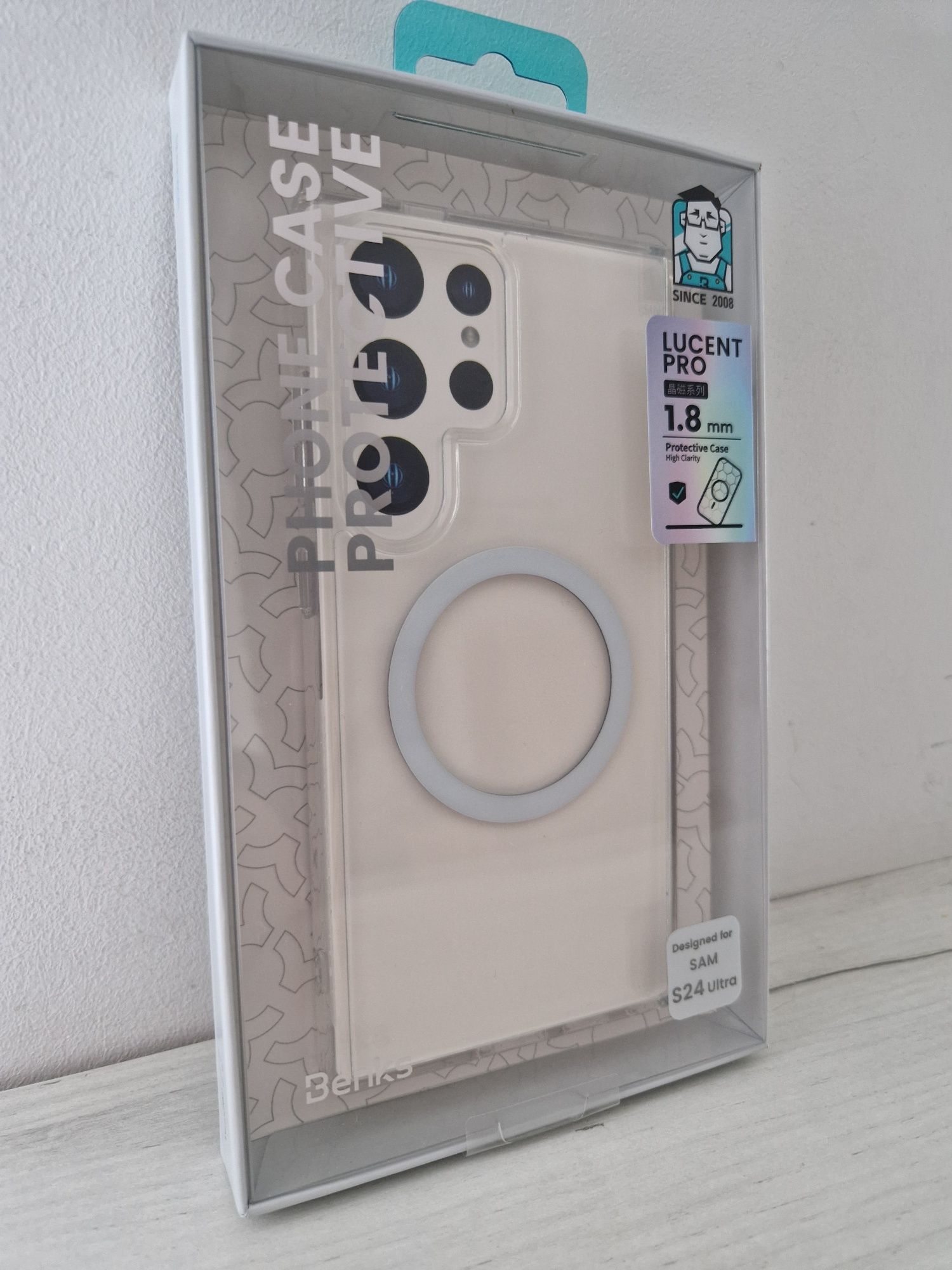 Benks Etui Magnetic Lucent Pro do Samsung Galaxy S24 Ultra przezroczys