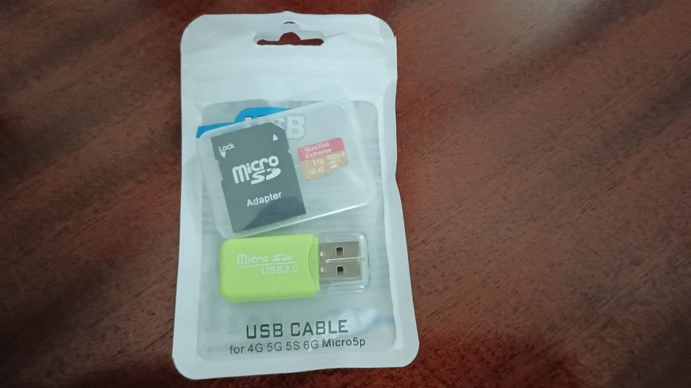 Cartão memória micro SD de 1T
